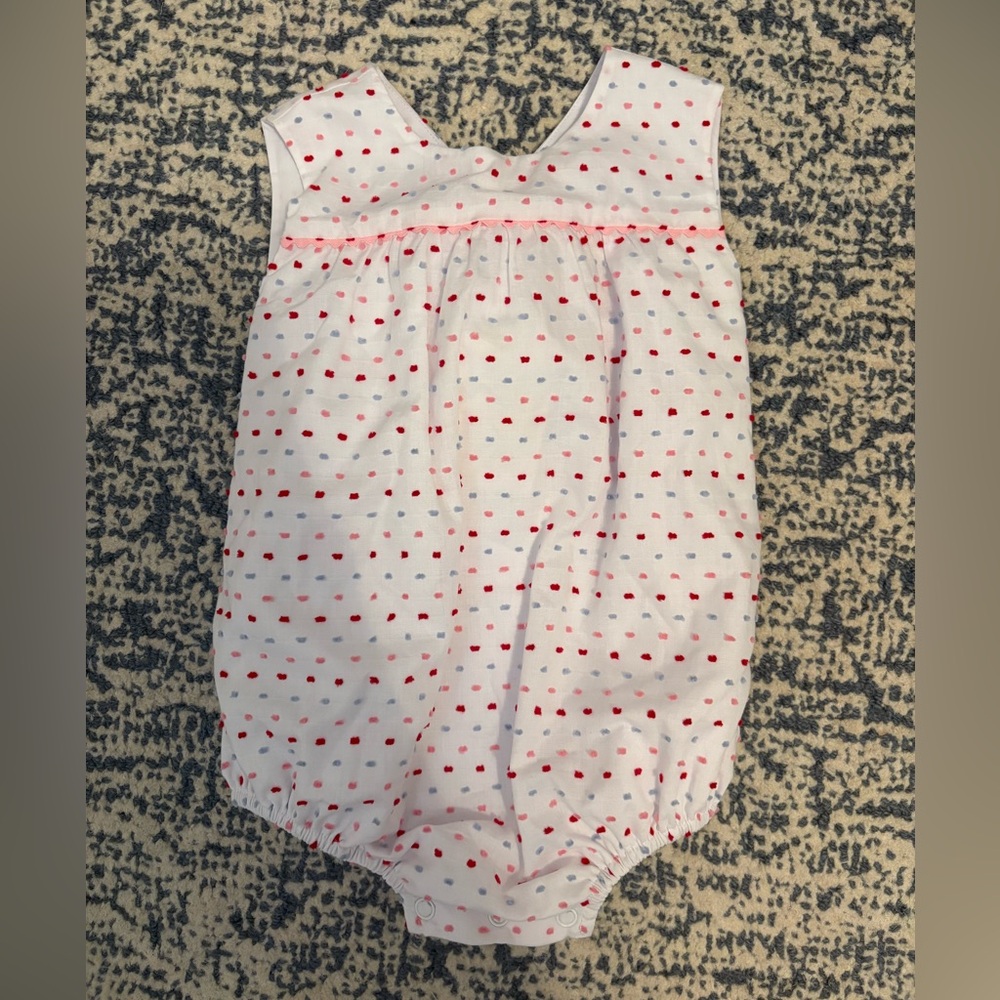 Beaufort Bonnet Brigantine Bubble in Dallas Dot 18-24 Months